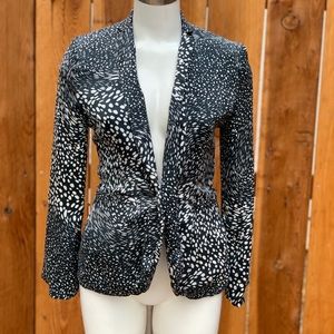 CAMPBELL BRAND 100% Silk Blazer Jacket made in USA Sz Med